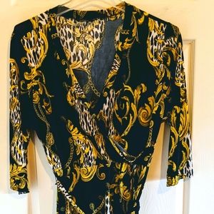 Plus Size Half Wrap Maxi Dress (2x)